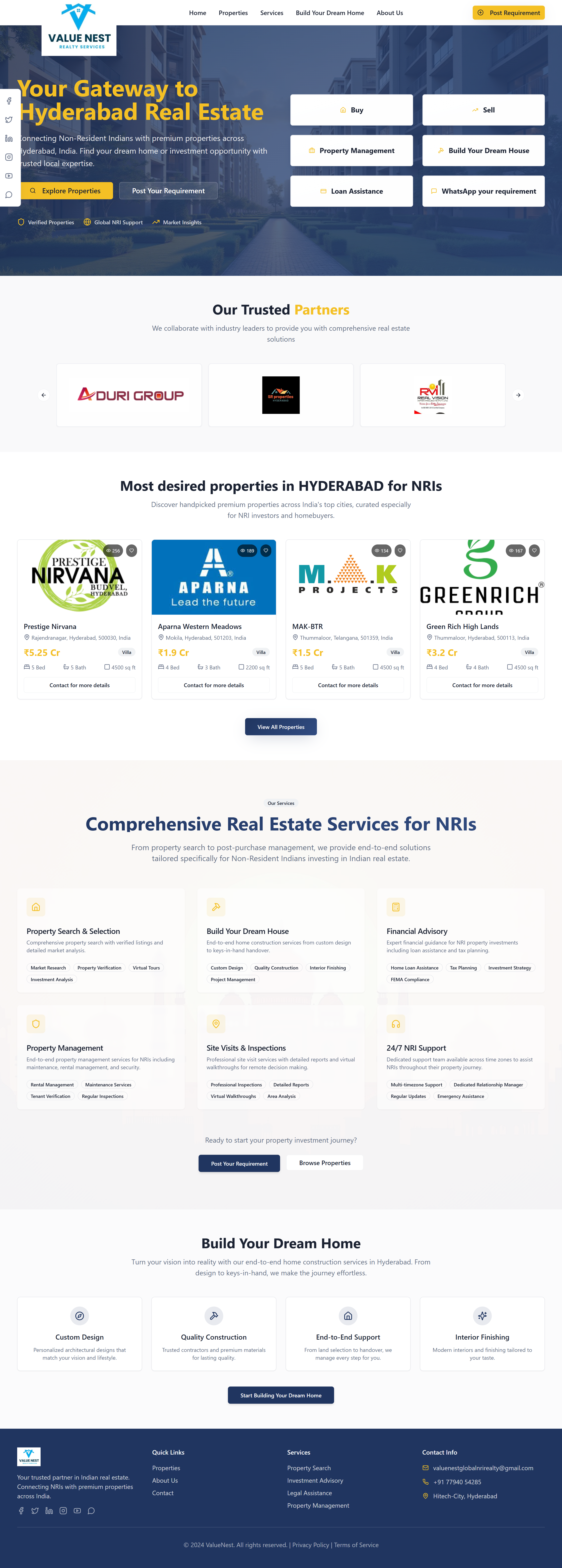 Value Nest Full Website